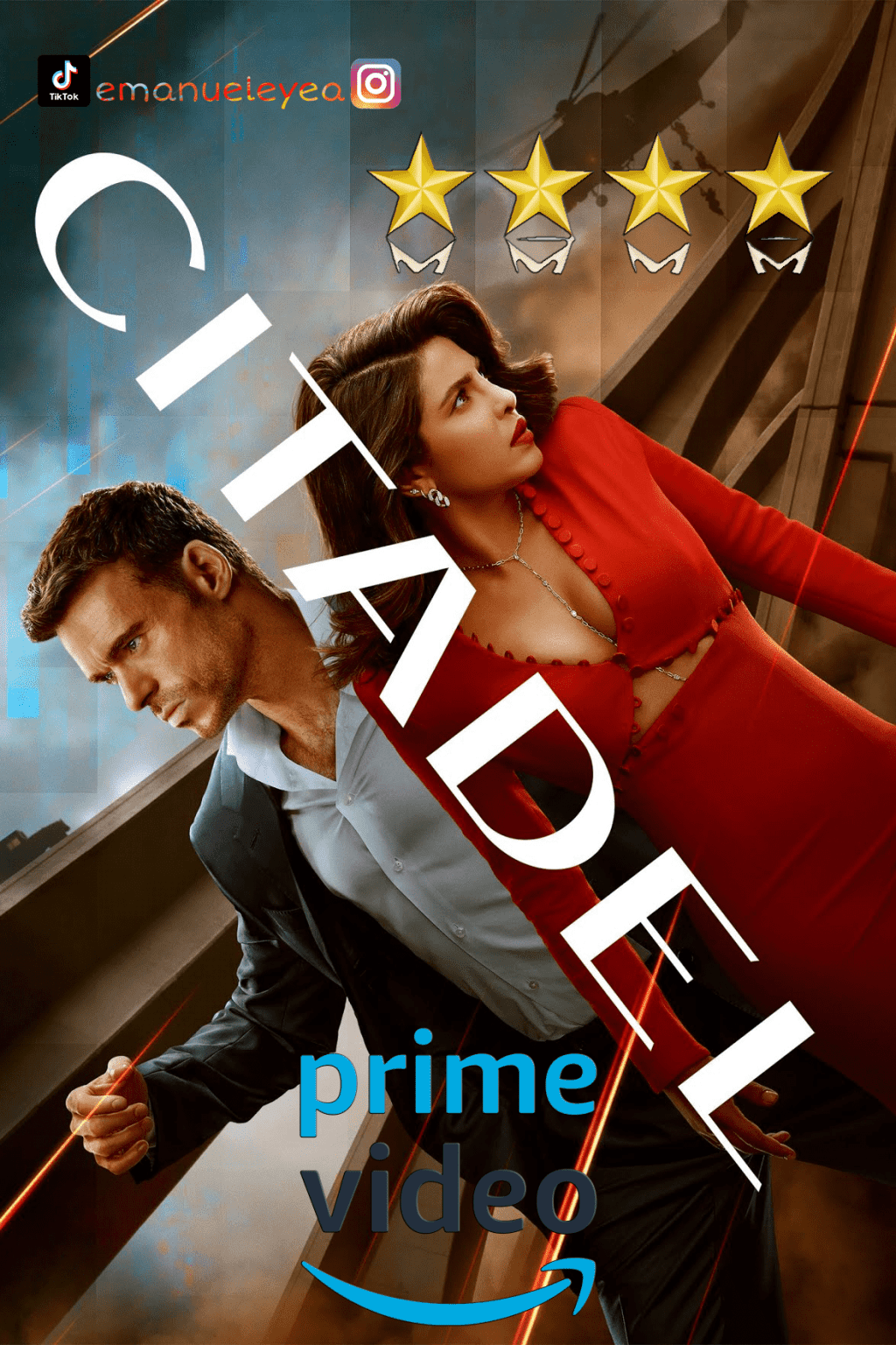 Citadel: due agenti di spionaggio internazionale combattono contro una potente associazione. Trama complessa, ben diretta e interpretata da un cast stellare. Serie coinvolgente, intensa e ricca di azione, colpi di scena e intrighi politici, che offre una visione affascinante del mondo dello spionaggio e del potere.